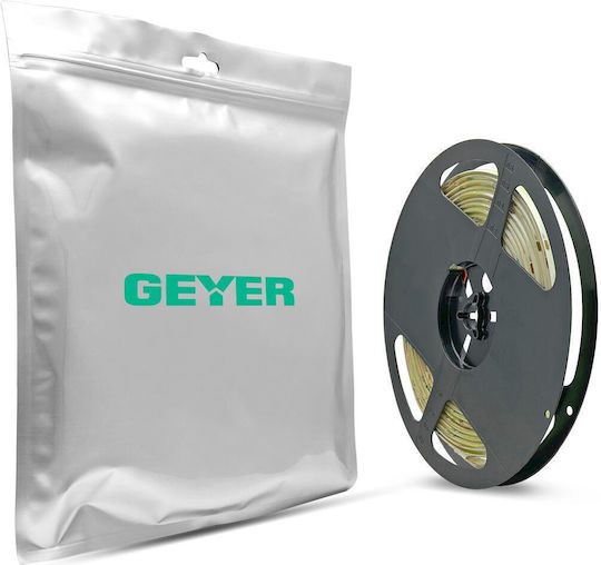Geyer Αδιάβροχη Ταινία LED 24V Κόκκινο Φως Τύπου COB