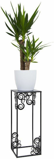 HowHomely Suport Pentru Plante Negru 24x24x60 cm