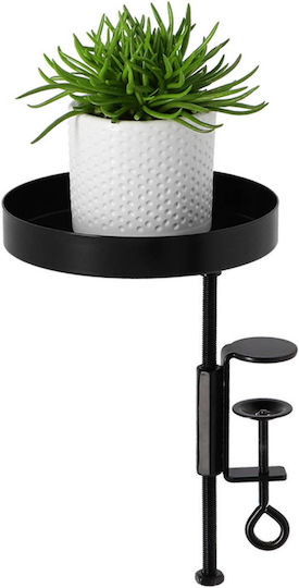 Esschert Design Βάση Γλάστρας Μεταλλική Μαύρη