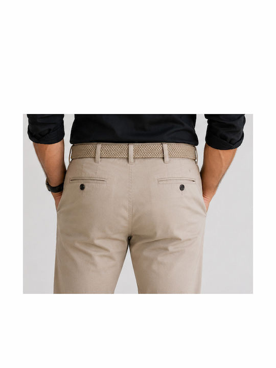 Elastische Herren Gürtel Stoff Gestrickt Beiges