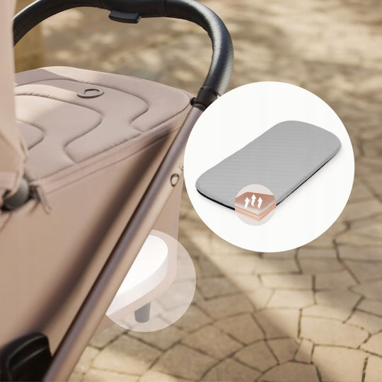 Lionelo Carmine Umkehrbar 3 in 1 Baby Kinderwagen Für Neugeborene Gray Stone
