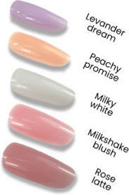 Jelly Gelly Builder Gel Νυχιών Milky Weiß 12ml