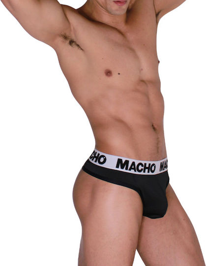 Macho Underwear Männliche Sexy String Schwarz