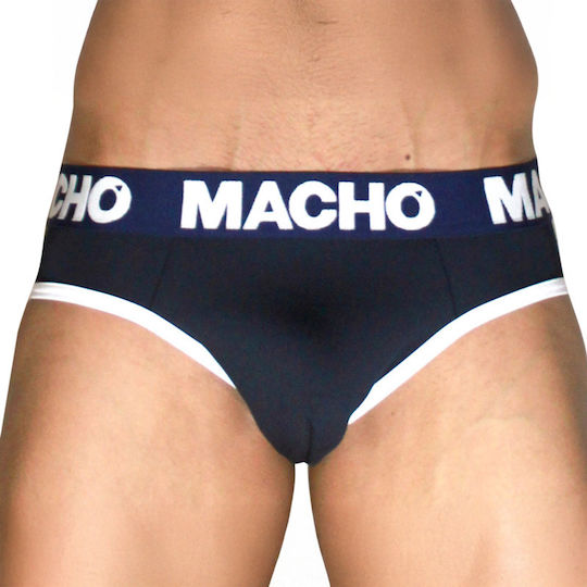 Macho Underwear Slip Sexy Bărbătesc Albastru Marin