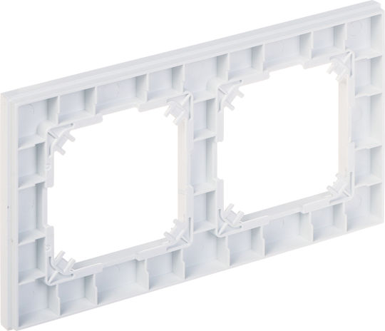 Elektro Plast Switch Cover for 2 Positions Vertical and Horizontal Placement in White Color 4172-00