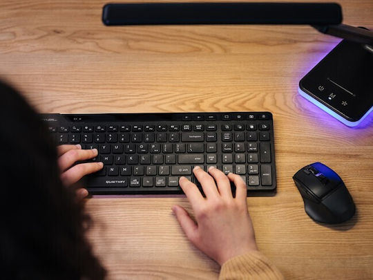 A4Tech Fstyler FBK27C AS Ασύρματο Bluetooth Πληκτρολόγιο International English