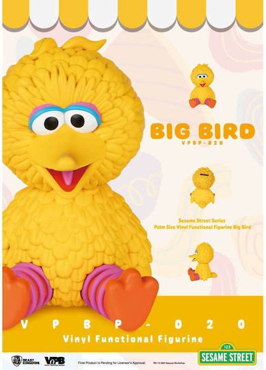 Sesame Street Κουμπαράς Βινυλίου Cookie Monster Ύψος 12cm Κίτρινο