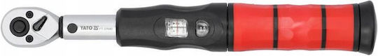 Yato Yt-07690 Torque Wrench 1/4" 2-26nm Dual Scale 250mm Length 40cr Steel