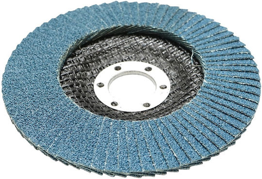 Schleifscheiben Flap Disc Zirkonium Breckner Germany T29 R60 125x22.23mm Inox & Metall