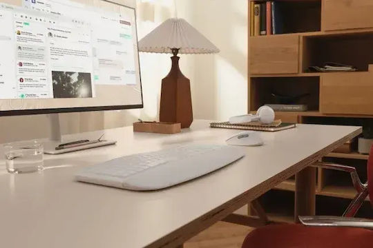 Logitech Signature Comfort Plus MK880 Wireless Bluetooth Keyboard & Mouse Set International English White