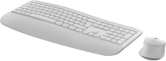 Logitech Signature Comfort Plus MK880 Wireless Bluetooth Keyboard & Mouse Set International English White