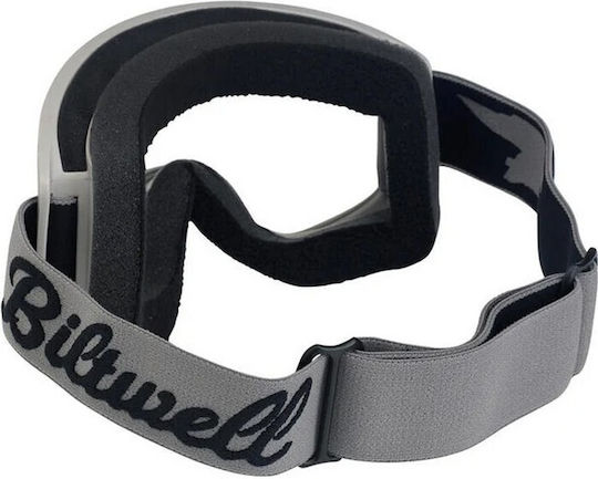 Μασκα Μοτοσυκλετας Moto 2.0 Script Titanium Biltwell