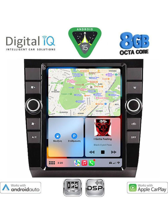 Digital IQ Car Audio System for Audi A4 2002-2008 (Bluetooth/USB/WiFi/GPS/Apple CarPlay/Android Auto) with 9.7" Touch Screen