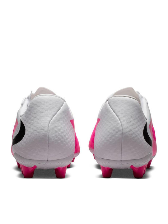 Nike Phantom 6 Low Academy AG Pink Football Shoes with Cleats