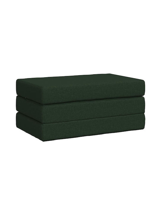 vidaXL Doppelsitzer Sofa Bett Dunkelgrün 80x67x45cm