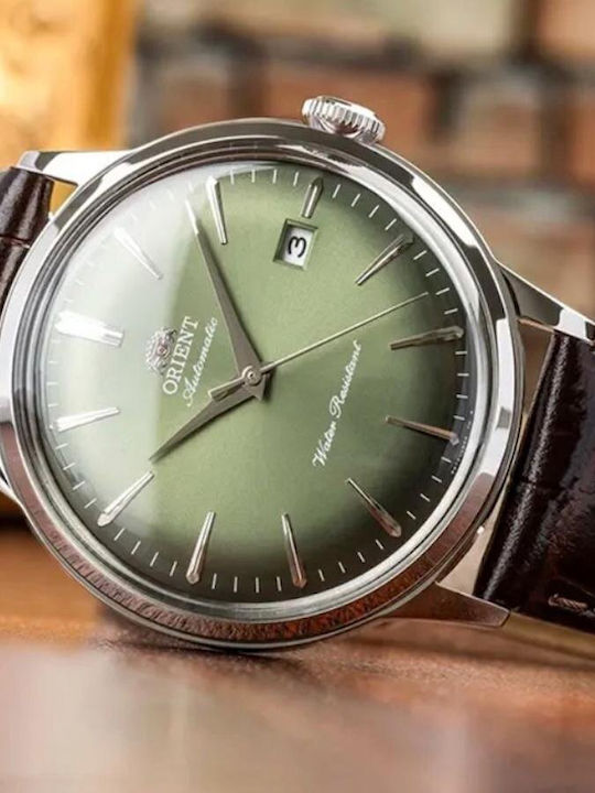 Orient Classic Bambino Мъжки Часовник 40.5mm Автоматичен с Кафява Кожена Каишка