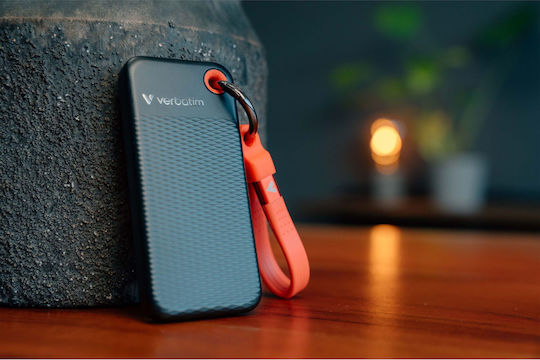 Verbatim Pocket USB 3.2 External SSD 2TB M.2 Black / Red