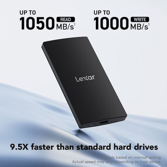 Lexar SL300 USB 3.2 External SSD 2TB Black