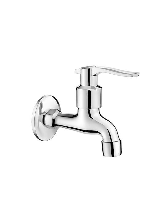Deante BEZ 122L Built-in Mixer & Mouthpiece Set for Bathroom Sink Silver