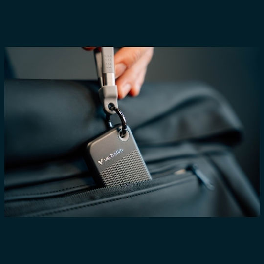 Verbatim Pocket USB 3.2 External SSD 1TB M.2 Black / Grey
