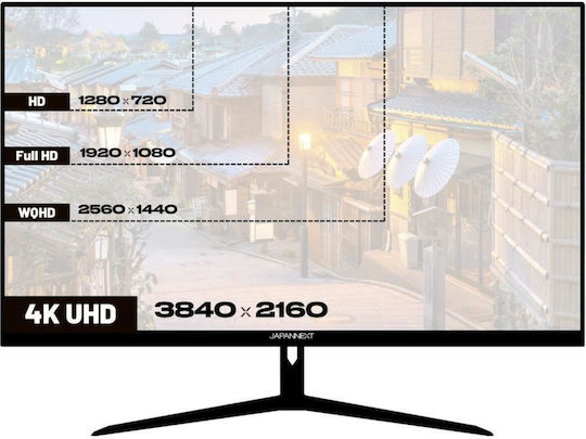 Japannext IPS HDR Monitor 31.5" 4K 3840x2160 με Χρόνο Απόκρισης 5ms GTG