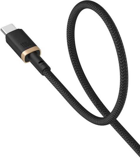 Baseus P10377803u01-00 Dura Schnelles Laden Daten Usb Typ-c Zu Usb Typ-c 100w Zertifiziert 1m Gelbe+Schwarze Kabel