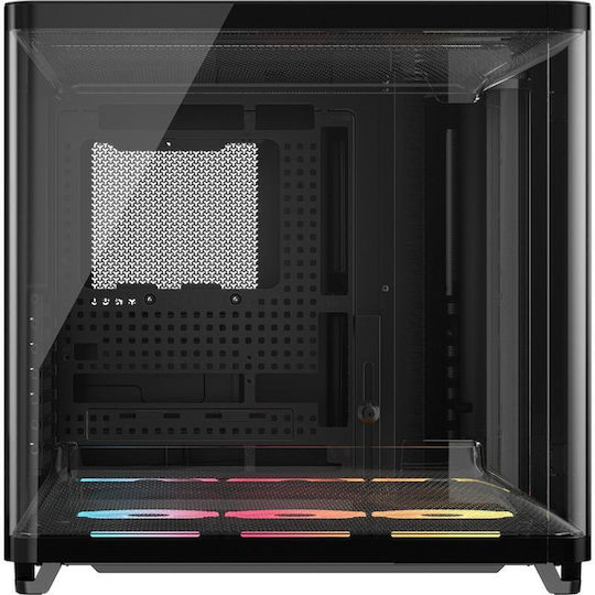 Corsair AIR 5400 LX-R RGB Gaming Midi Tower Computer Case with Side Window Black
