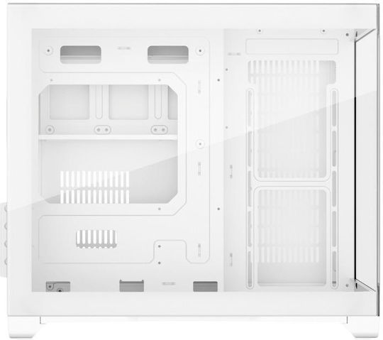 1STPLAYER MV6 TP Gaming Mini Tower Κουτί Υπολογιστή με Πλαϊνό Παράθυρο Λευκό