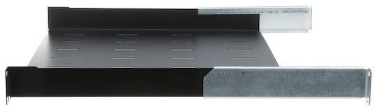 Raft Reglabil Pentru Dulap Rack 19 Inch 1u 350mm Negru