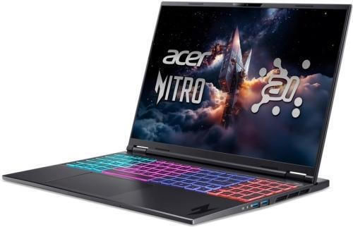 Acer Nitro 16S AI AN16S -61 16" IPS QHD+ 180Hz (Ryzen AI 300 Series-365/16GB/1TB SSD/GeForce RTX 5070 Ti/No OS) (US Keyboard)