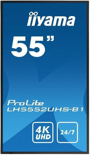 Iiyama LH5552UHS-B1 Afișaj Public 54.6" LCD 4K UHD