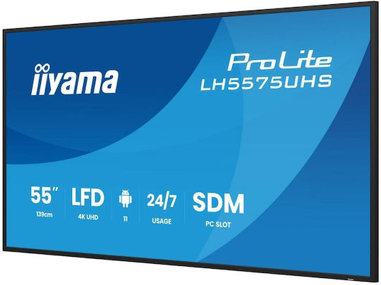 Iiyama LH5575UHS-B2AG Public Display LED IPS 4K UHD 55"