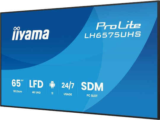 Iiyama LH6575UHS-B2AG Afișaj Public LCD IPS 4K UHD 65"