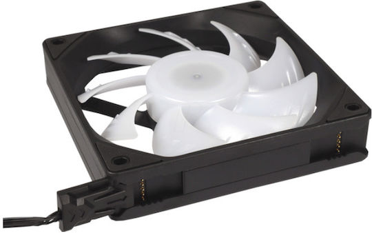 Inter-Tech ES-011 Case Fan 120mm (75cfm) με RGB Φωτισμό και Σύνδεση 4-Pin PWM