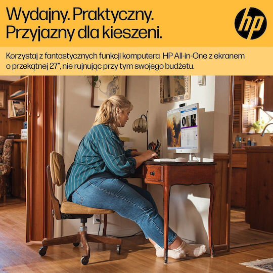 HP 27-cr0001nv 27" (Ryzen 7-7730U/16GB/512GB SSD/FHD/W11 Home)