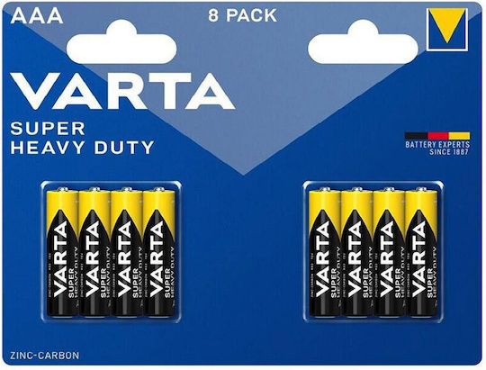 Varta Super Heavy Duty Alkaline Batterien AAA 1.5V 8Stück
