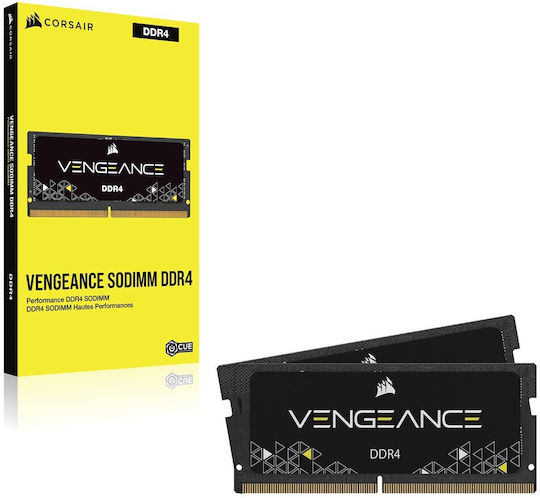 Corsair Vengeance DDR4 16GB RAM with 2x8GB Modules and Speed 2933 for Laptop