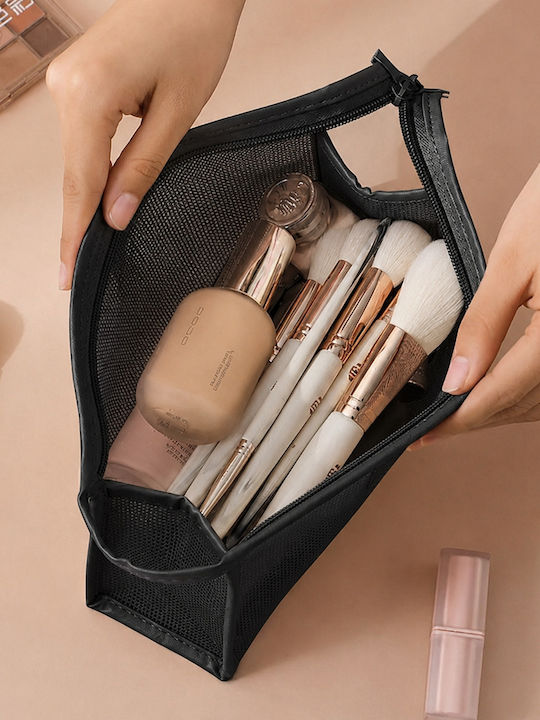 Jetbags Rz11136-49 Νεσεσέρ Ταξιδιού Makeup Organizer Mesh Cosmetic Bag Μαύρο 26x26x16cm