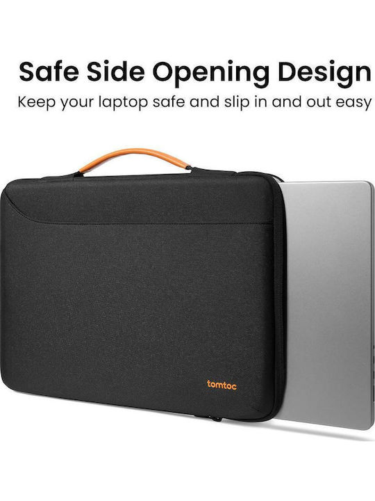 Tomtoc Defender-a22 Laptop Bag Macbook 16" Corner Armor Corners Black