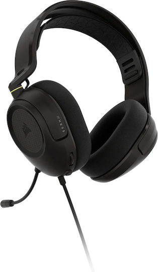 Corsair HS35 V3 Over Ear Gaming Headset with 3.5mm Connection Carbon for Nintendo Switch / Nintendo Switch 2 / PC / PS4 / PS5 / XBOX