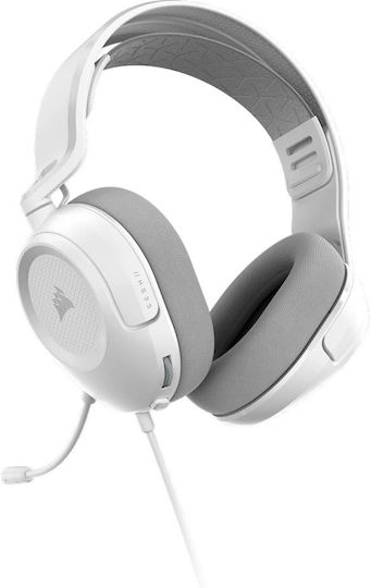 Corsair HS35 V3 Over Ear Gaming Headset with 3.5mm Connection White for Nintendo Switch / Nintendo Switch 2 / PC / PS4 / PS5 / XBOX