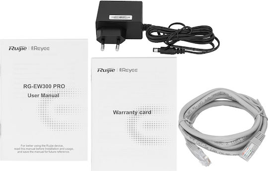 Ruijie Reyee RG-EW300 PRO Ασύρματο Router Wi‑Fi 4 με 3 Θύρες