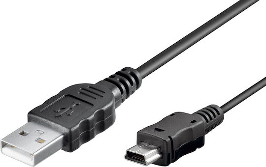 Goobay USB 2.0 Cablu USB-A - mini USB-A Negru 1m 46712