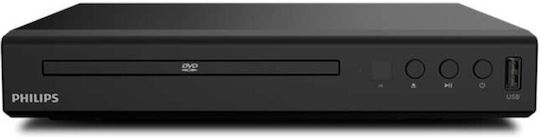 Philips DVD Player TAEP200 TAEP200/12 με USB Media Player Μαύρο