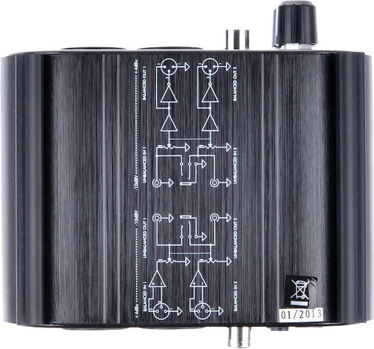 ART Pro Audio Clean Box Pro Ενεργό DI Box 2 Καναλιών με Τροφοδοσία Ρεύματος