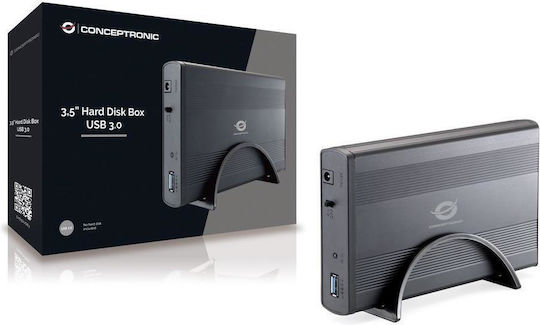Conceptronic CHD3DUSB3 V4 Case for Hard Drive 3.5" SATA III with Connection USB 3.0