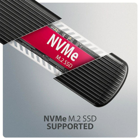 Axagon Θήκη για Σκληρό Δίσκο M.2 SATA III NVME με σύνδεση USB 3.2 Type-C