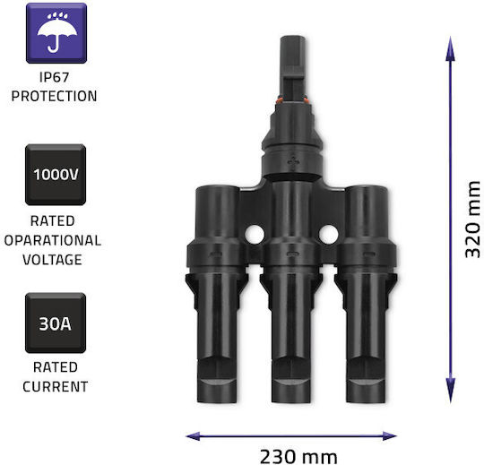 Qoltec MC4-Stecker 52600 1Stück