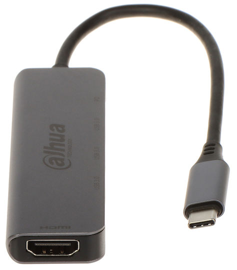 Dahua DH-TC35 USB-C Docking Station with HDMI 4K PD Gray