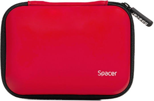 Spacer Sphd-001-rd Husă 2.5″ Hdd Ssd Internă Cu Buzunar Din Plasă Roșie